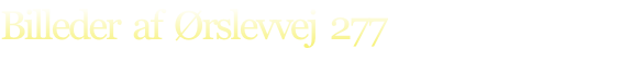 Billeder  af  Ørslevvej  277

